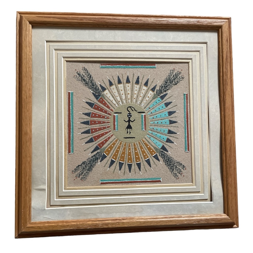 Authentic Navajo Sand Painting (Vintage)